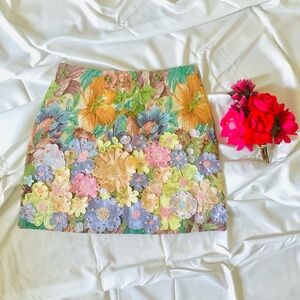 Gorgeous hand made floral summer skirt *FREE SHIPPING*